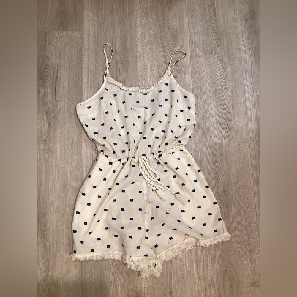 Brand: Aerie. Size: Large. Color: Off~white with blue squares